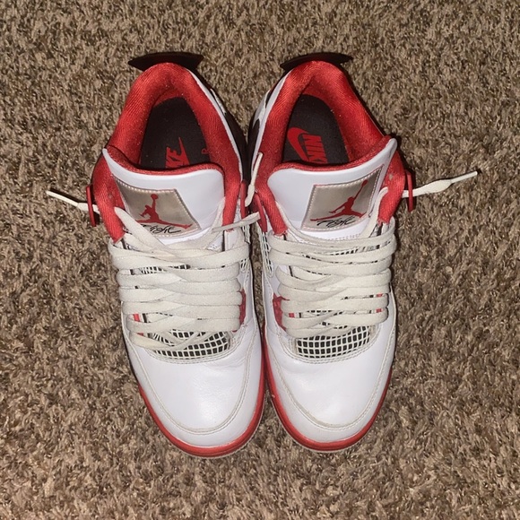 I am selling these Jordan 4s so I can get some new clothes and shoes for school. - Picture 2 of 2